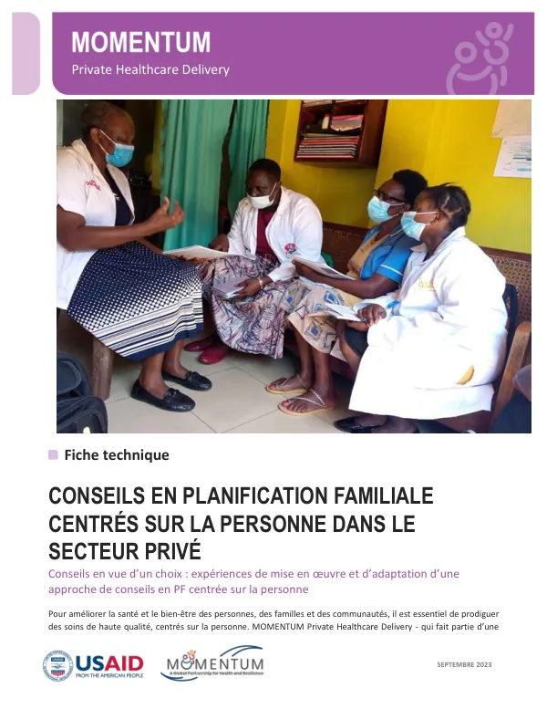 MPHD Technical Brief: Counseling for Choice (September 2023)