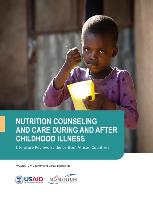 Review of IYCF for Sick Children in Africa