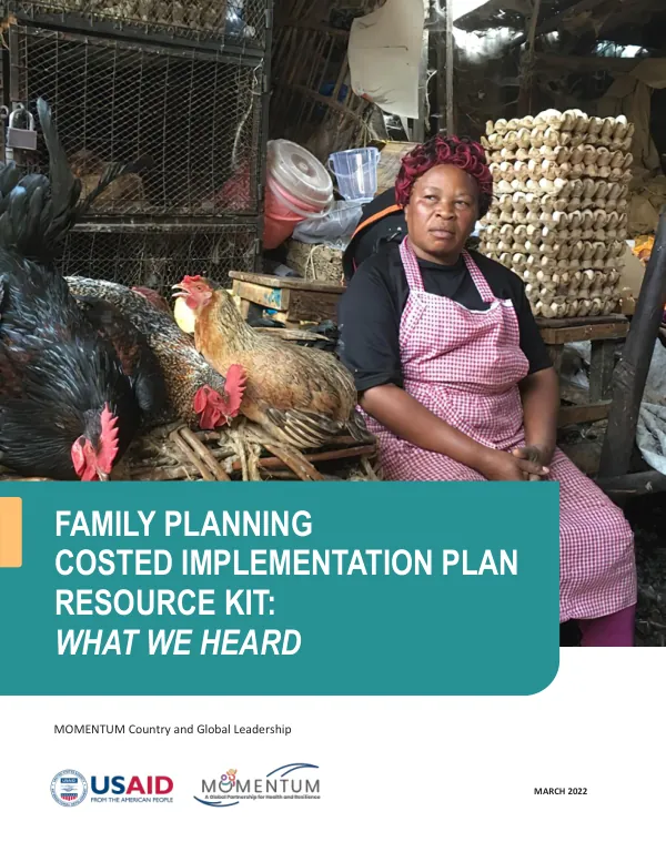 Costed Implementation Plan Resource Kit: What We Heard