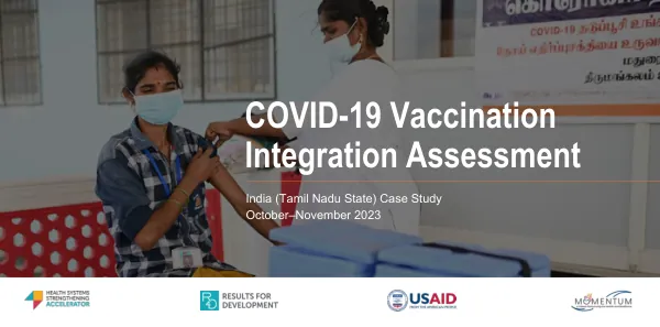 India COVID-19 Vaccination Integration Assessment Report