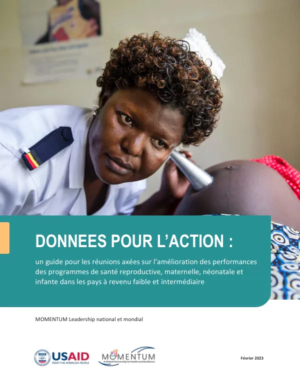 Data for Action: RMNCH Program Performance Meeting Guide