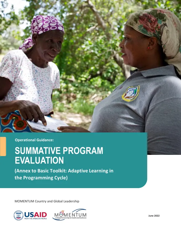 Operational Guidance: Summative Program Evaluation (Adaptive Learning Toolkit Annex)