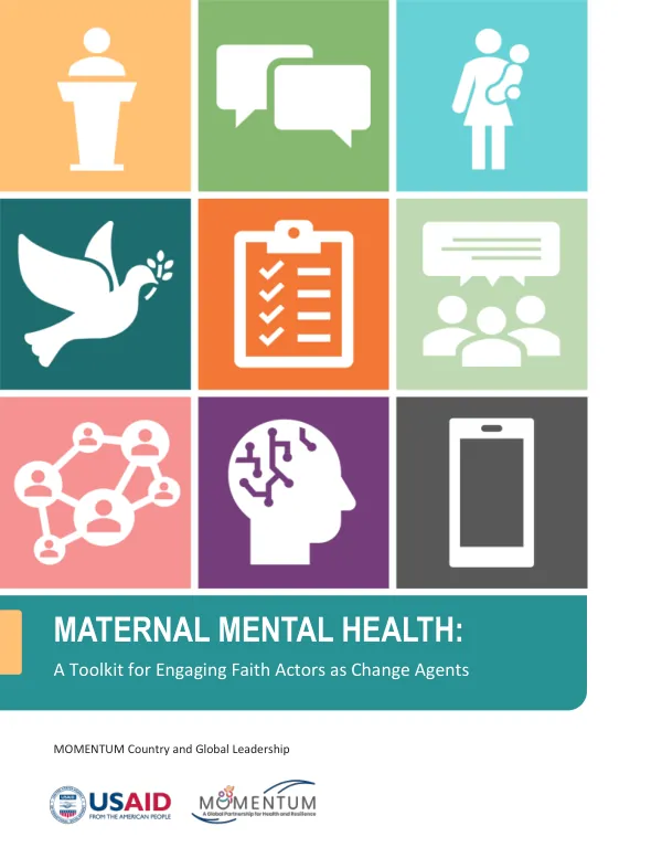 Maternal Mental Health Toolkit: Engaging Faith Actors