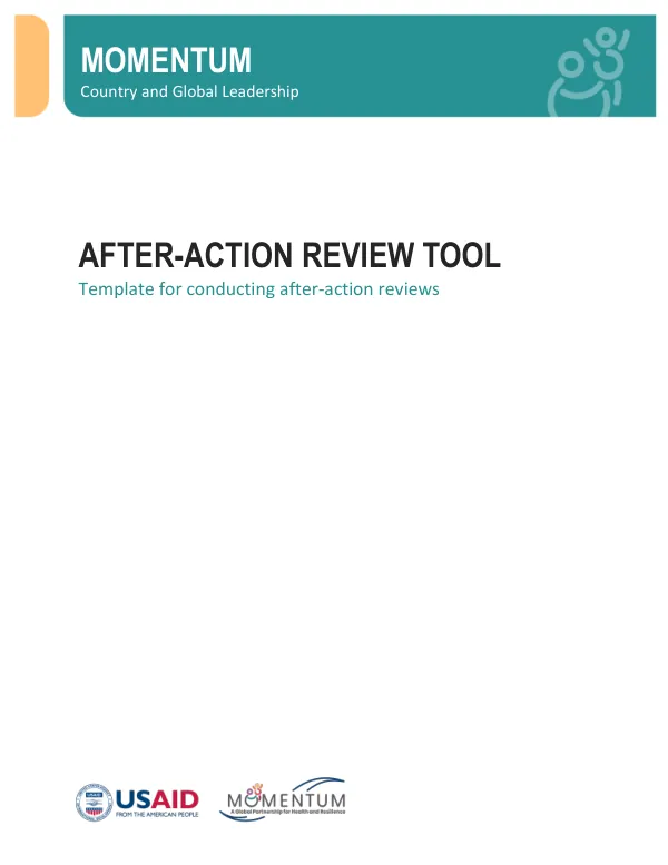 After-Action Review Tool Template