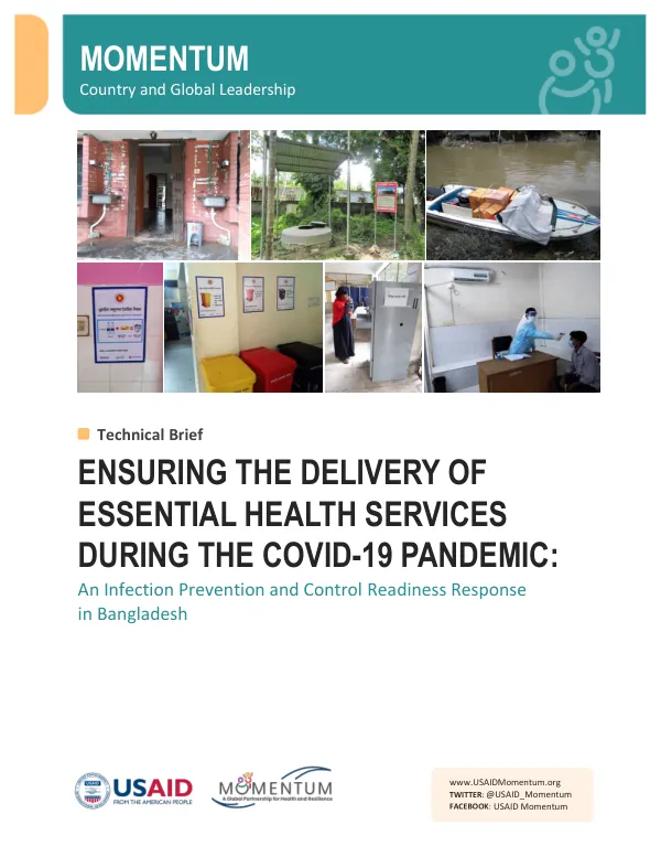 MOMENTUM Technical Brief: Ensuring Essential Health Services and IPC during COVID-19 in Bangladesh