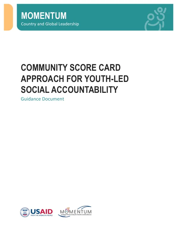 Community Score Card Approach for Youth-Led Social Accountability