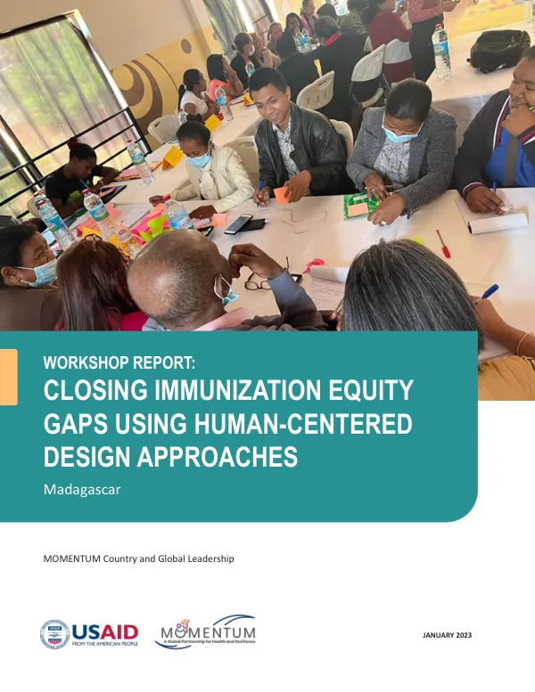 Immunization Equity Gaps HCD Workshop Report Madagascar