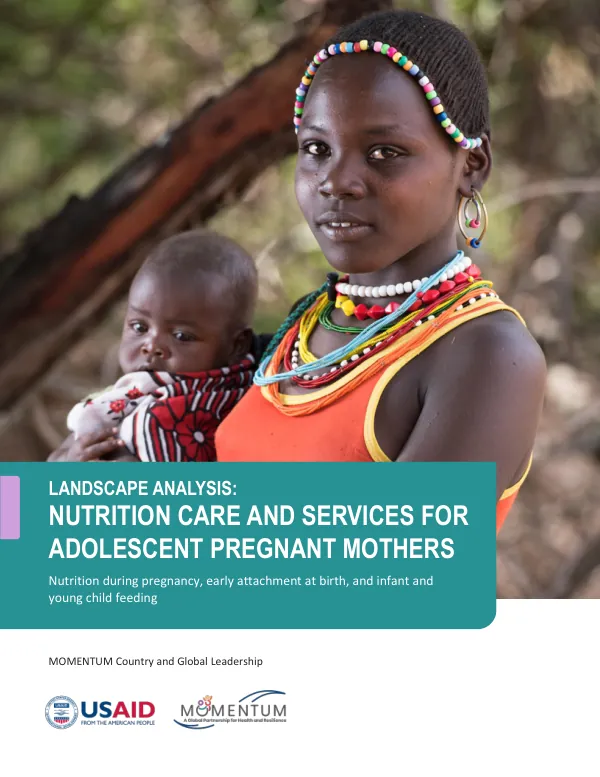 Landscape Analysis: Nutrition Care for Adolescent Pregnant Mothers