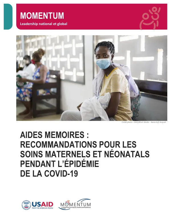 MCGL Modifications to Maternal and Newborn Health Care During COVID-19