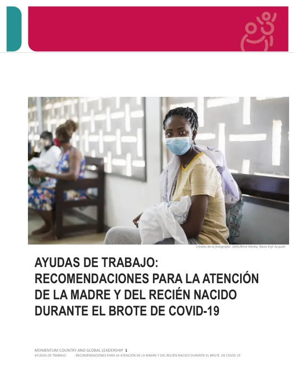 MCGL Modifications to Maternal and Newborn Health Care During COVID-19 (Spanish)
