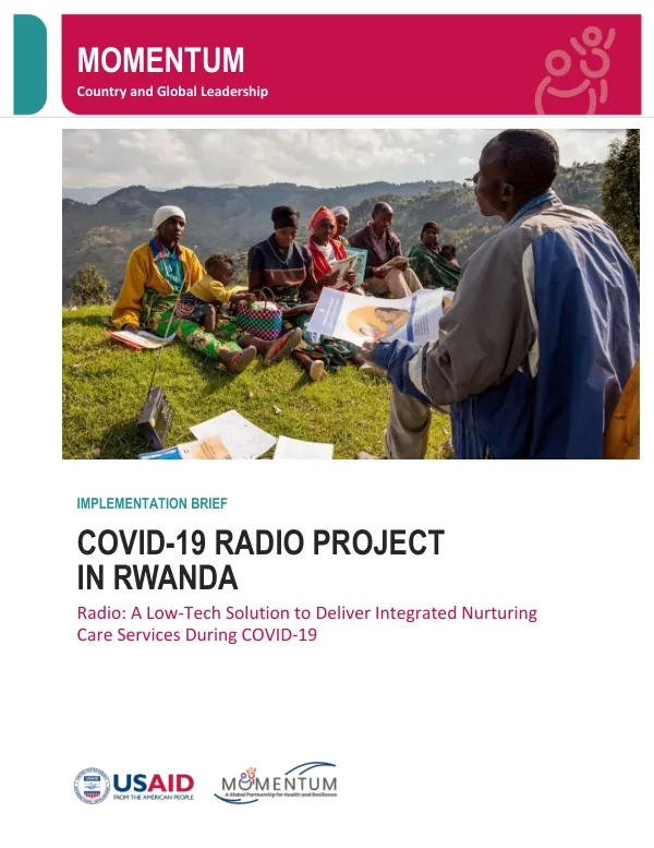 MOMENTUM Rwanda COVID-19 Radio Project Implementation Brief