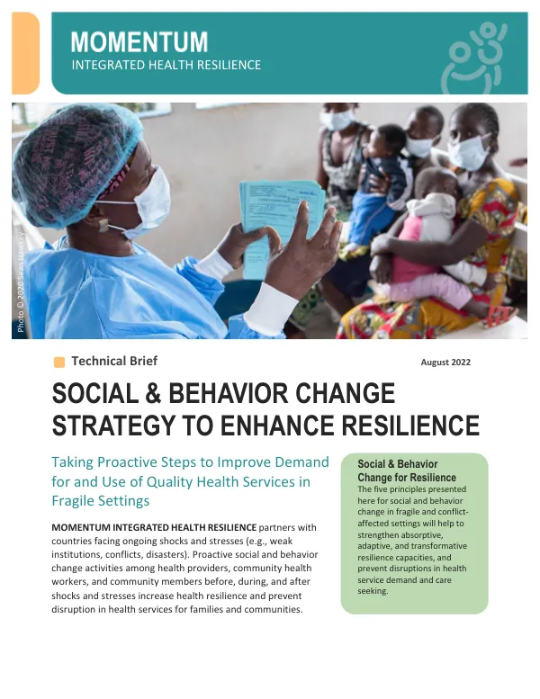 MIHR SBC Strategy to Enhance Resilience