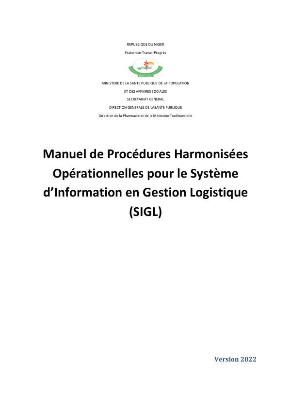 MIHR Last Mile REC p6 Niger Manual
