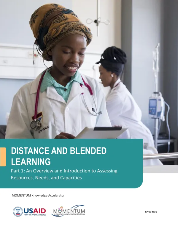 MOMENTUM Getting Started in Distance Learning Guide: Assessing Resources, Needs, and Capacities