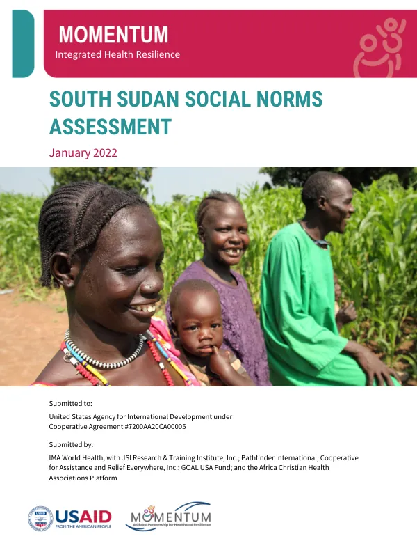 MOMENTUM IHR South Sudan Social Norms Assessment