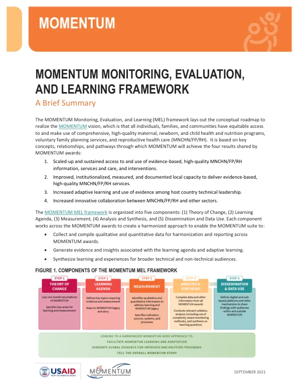 MOMENTUM MEL Framework Overview