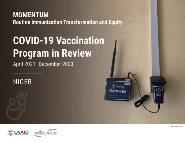 Niger COVID-19 Vaccination Program Review
