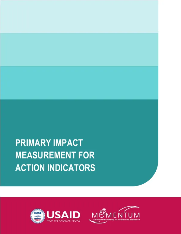 Primary Impact Measurement Framework PIRS