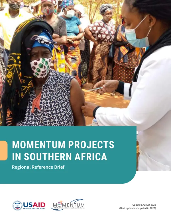 MOMENTUM Projects in Southern Africa: 2022 Regional Reference Brief