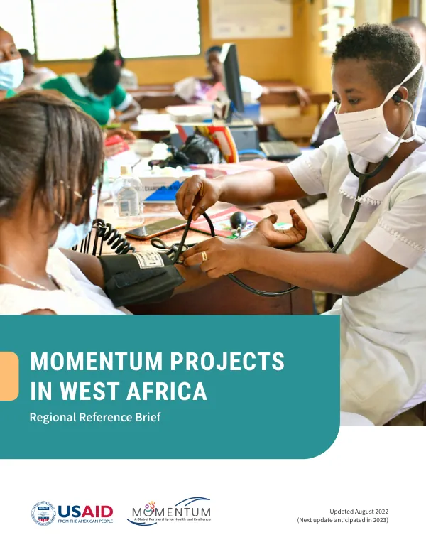 MOMENTUM Projects in West Africa: 2022 Regional Reference Brief