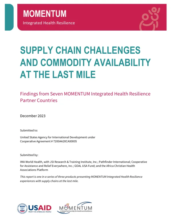 MIHR 2024 Report: Last-Mile Supply Chain Challenges