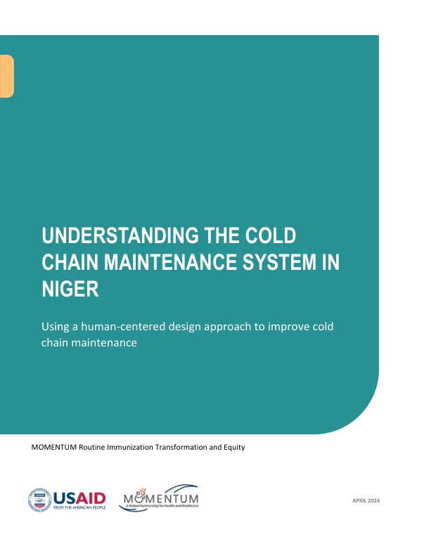 Understanding the Cold Chain Maintenance System in Niger
