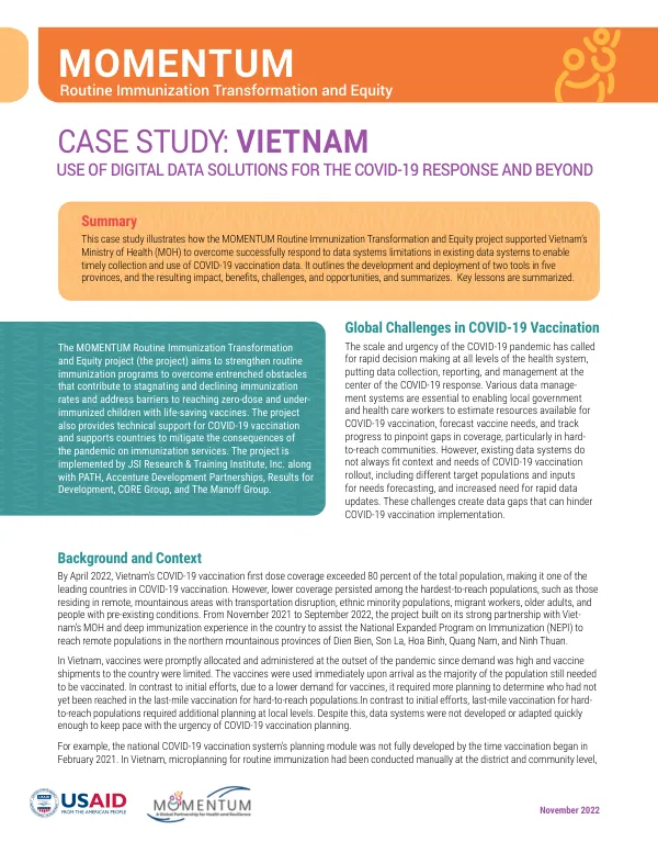 Vietnam Digital Data Solutions Case Study