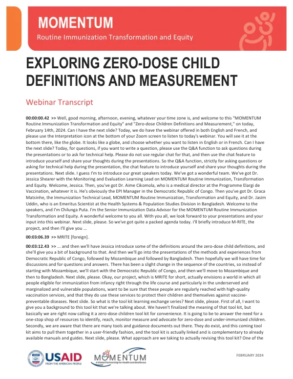 ZD Definitions Webinar Transcript