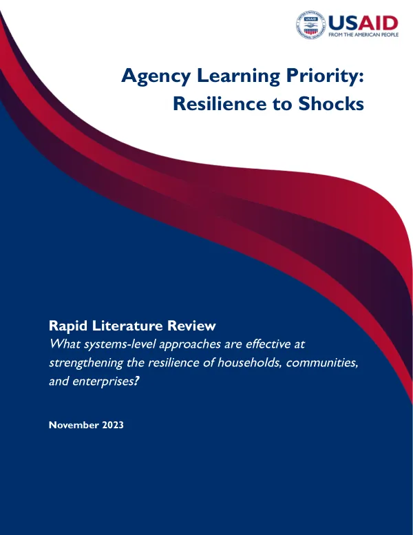 2023 Resilience ALA Rapid Literature Review: ALA Synthesis Final Draft