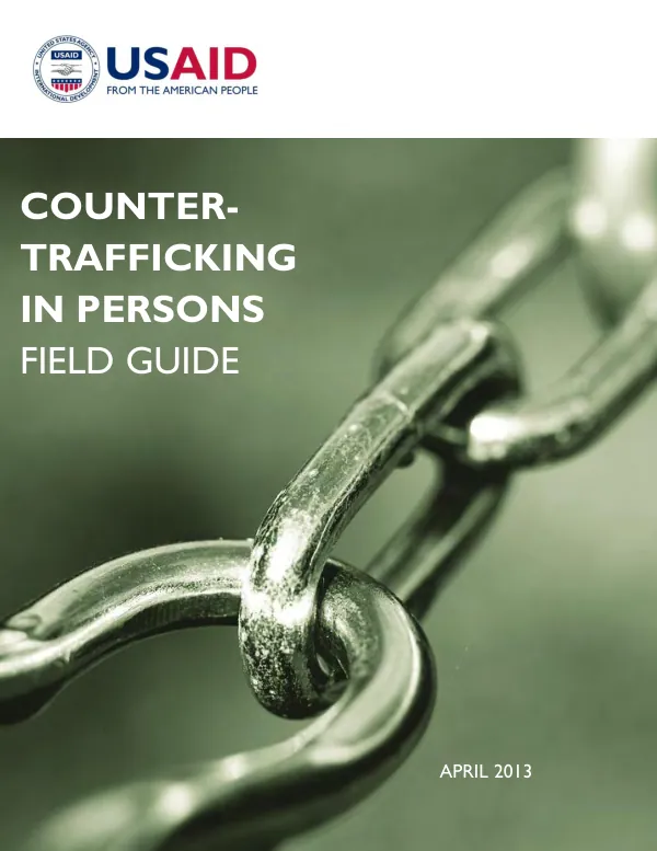 Counter-Trafficking in Persons (C-TIP) Field Guide (2013)