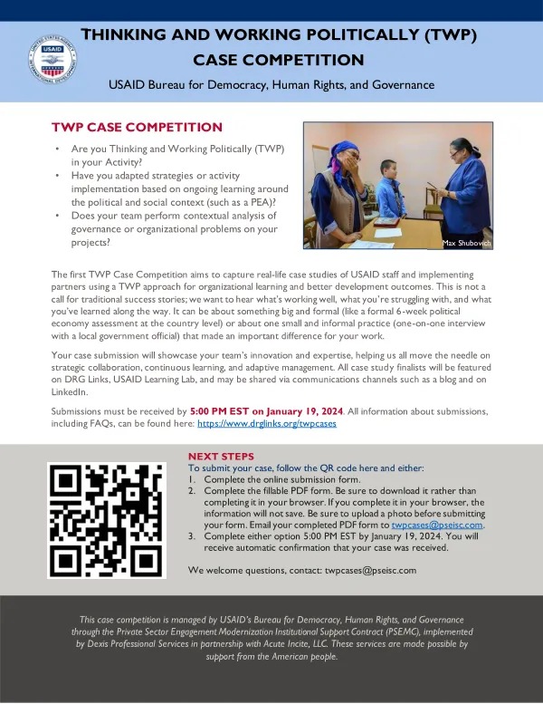 DRG Case Competition Flyer and Request