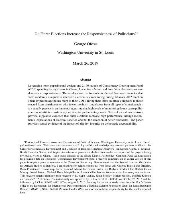 Ofosu Election Responsiveness Paper