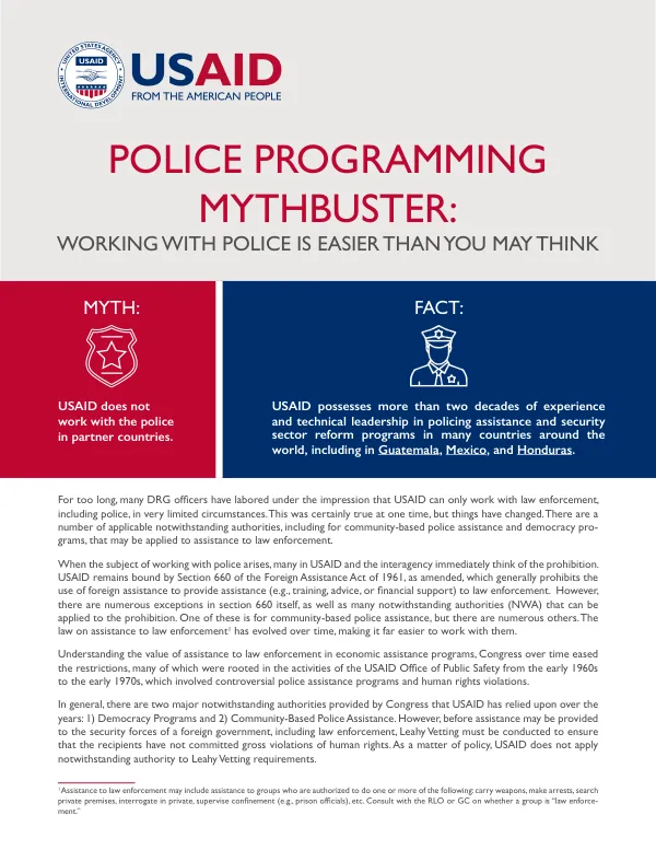 Police Programming Mythbuster: Working With Police Is Easier Than You May Think