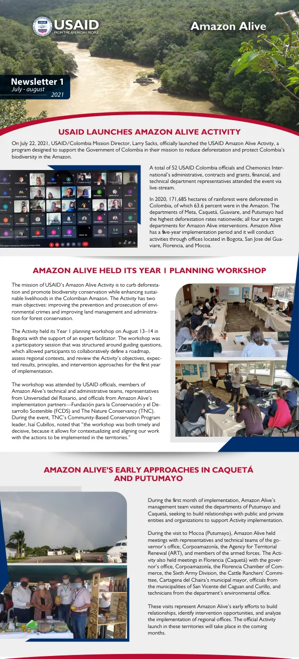 USAID Launches Amazon Alive Activity
