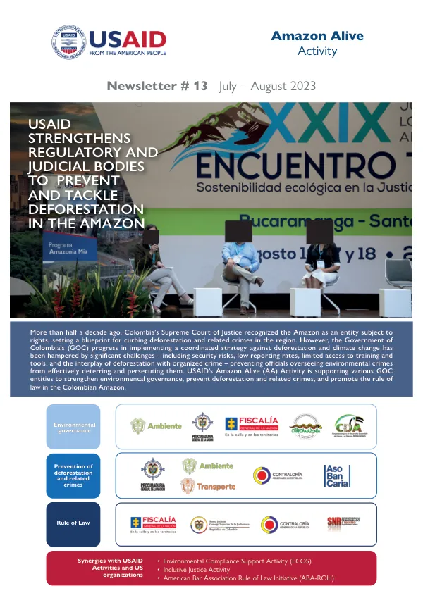 USAID Strengthens Regulatory and Judicial Bodies to Prevent and Tackle Deforestation in the Amazon