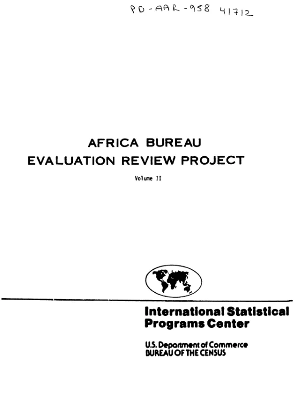 Africa Bureau evaluation review project, volume 2