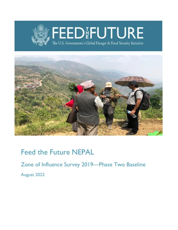 Feed the Future Nepal Zone of Influence Survey 2019: Phase Two Baseline
