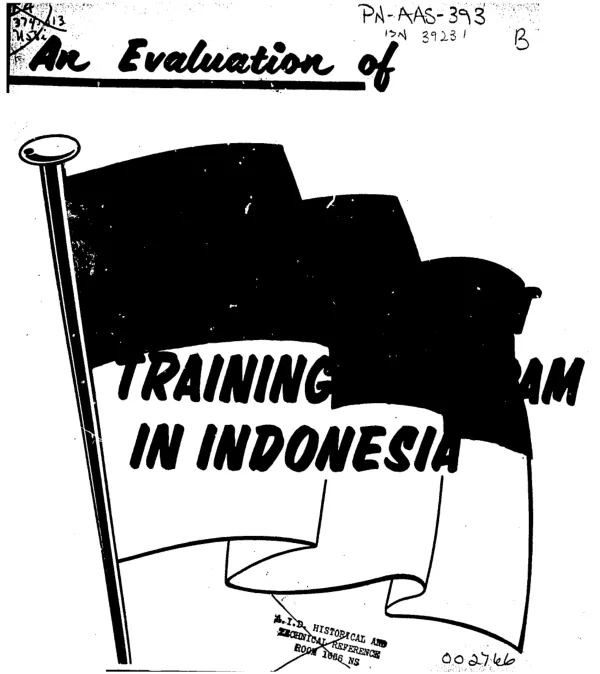 Evaluation of the participant training program in Indonesia