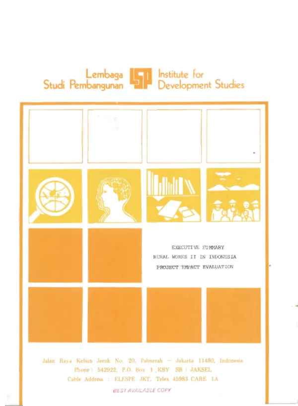 Executive summary : rural works II in Indonesia; project impact evaluation