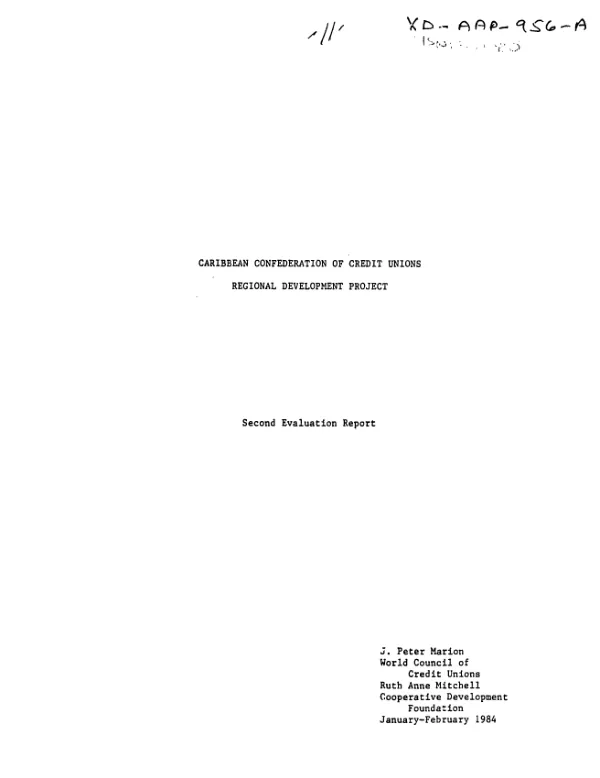 Evaluation of CARICOM/USAID Caribbean regional development training project 538-0014
