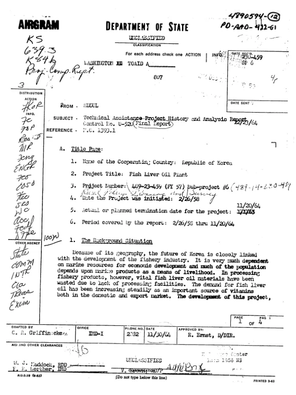 TECHNICAL ASSISTANCE PROJECT HISTORY AND ANALYSIS REPORT