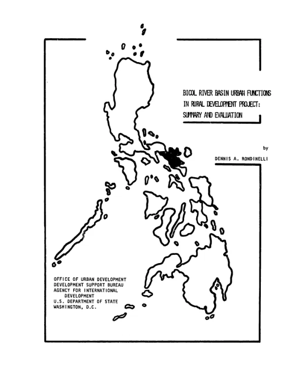 Bicol River basin urban functions in rural development project : summary and evaluation