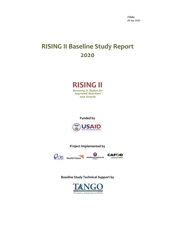 RISING II : baseline study report, 2020