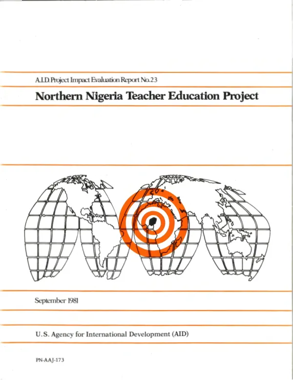 Northern Nigeria teacher education project