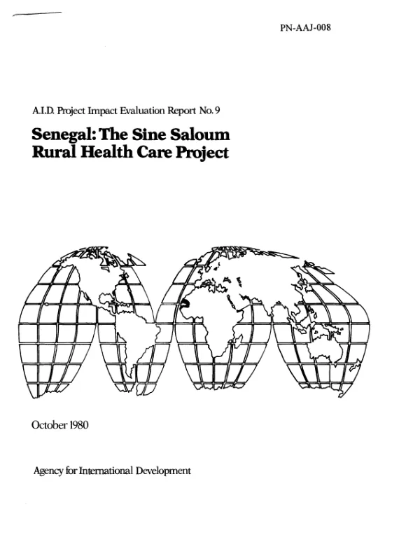 Senegal : the Sine Saloum rural health care project