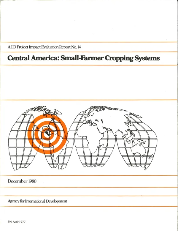 Central America : small-farmer cropping systems
