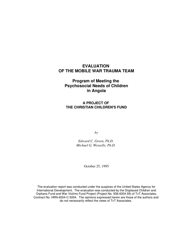 The impact of the second national Kenya civic education programme (NCEP II-URAIA) on democratic attitudes, values, and behavior : final report