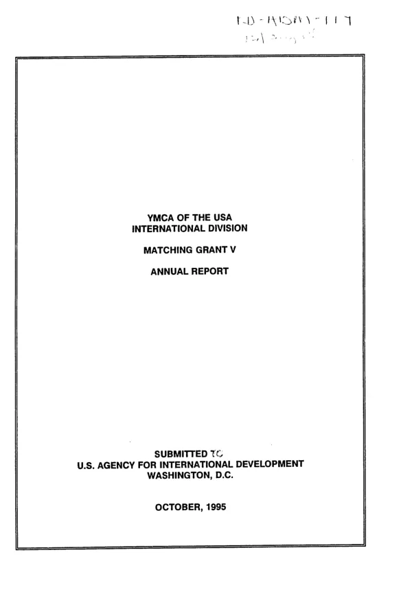 Technical report : review of the effectiveness of rail concessions in the SADC region