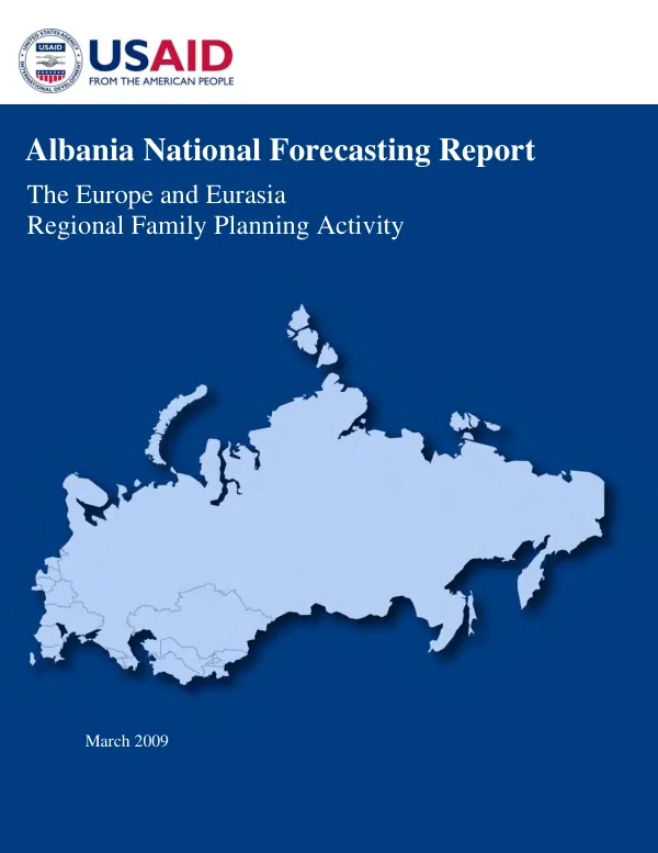 Albania national forecasting report