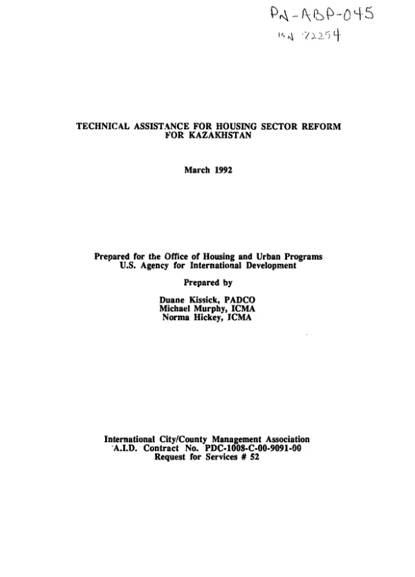 Slovene enterprise restructuring project (task order no. 01, contract [EUR-]0014-I-00-5057-00) : phase I report -- feasibility (for the period September 12, 1995 through October 20, 1995)